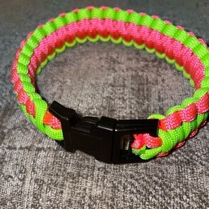 Watermelon hand made survival bracelet